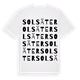 Solsäter ordlek t-shirt