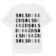 Solsnibben ordlek t-shirt