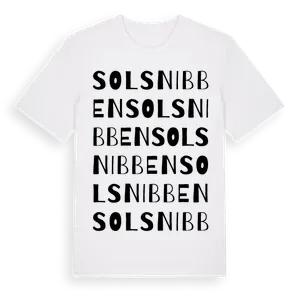 Solsnibben ordlek t-shirt – ekologisk bomull t-shirt från Pinshirt