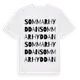 White t-shirt med Sommarhyddan ordlek t-shirt