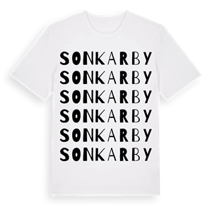 Sonkarby ordlek t-shirt – ekologisk bomull t-shirt från Pinshirt