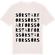 Vintage White t-shirt med Sör Starfors ordlek t-shirt