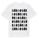 White t-shirt med Sörbo ordlek t-shirt