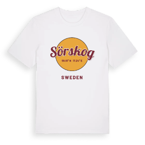 Sörskog cirkel t-shirt – ekologisk bomull t-shirt från Pinshirt