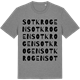 Mid Heather Gray t-shirt med Sotkrogen ordlek t-shirt