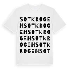Sotkrogen ordlek t-shirt – ekologisk bomull t-shirt från Pinshirt