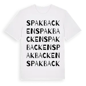 Spakbacken ordlek t-shirt – ekologisk bomull t-shirt från Pinshirt