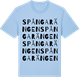 Blue Soul t-shirt med Spångarängen ordlek t-shirt