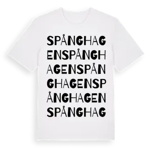 Spånghagen ordlek t-shirt – ekologisk bomull t-shirt från Pinshirt