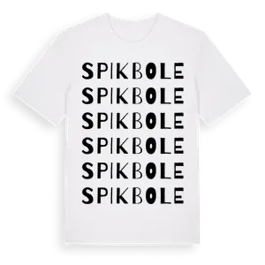 Spikbole ordlek t-shirt – ekologisk bomull t-shirt från Pinshirt