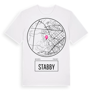 Stabby t-shirt – ekologisk bomull t-shirt från Pinshirt