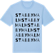 Blue Soul t-shirt med Stabbymalm ordlek t-shirt