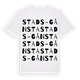 Stads-Gånsta ordlek t-shirt