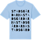 Blue Soul t-shirt med Stadsgårdarna ordlek t-shirt