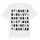 Stadsgårdarna ordlek t-shirt