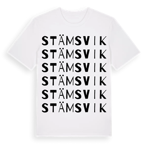 Stämsvik ordlek t-shirt – ekologisk bomull t-shirt från Pinshirt