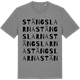Mid Heather Gray t-shirt med Stängslarna ordlek t-shirt
