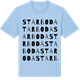 Blue Soul t-shirt med Starboda ordlek t-shirt