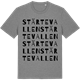 Mid Heather Gray t-shirt med Stärtevallen ordlek t-shirt