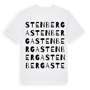 Stenberga ordlek t-shirt – ekologisk bomull t-shirt från Pinshirt