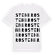 White t-shirt med Stenbro ordlek t-shirt
