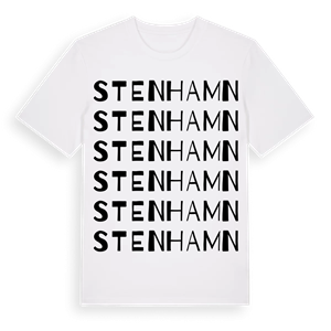 Stenhamn ordlek t-shirt – ekologisk bomull t-shirt från Pinshirt