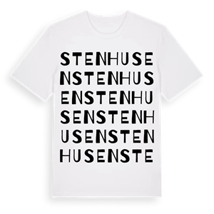 Stenhusen ordlek t-shirt – ekologisk bomull t-shirt från Pinshirt