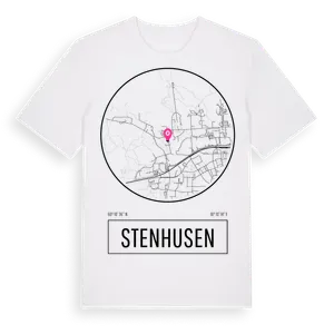 Stenhusen t-shirt – ekologisk bomull t-shirt från Pinshirt