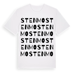 Stenmo ordlek t-shirt – ekologisk bomull t-shirt från Pinshirt