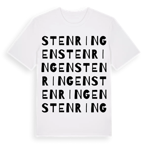 Stenringen ordlek t-shirt – ekologisk bomull t-shirt från Pinshirt