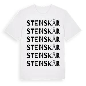 Stenskär ordlek t-shirt – ekologisk bomull t-shirt från Pinshirt