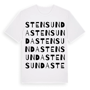 Stensunda ordlek t-shirt – ekologisk bomull t-shirt från Pinshirt