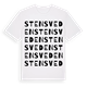 Stensveden ordlek t-shirt