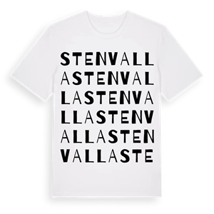 Stenvalla ordlek t-shirt – ekologisk bomull t-shirt från Pinshirt