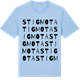 Blue Soul t-shirt med Stigmota ordlek t-shirt