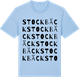 Blue Soul t-shirt med Stockbäck ordlek t-shirt