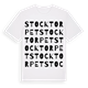 Stocktorpet ordlek t-shirt