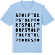 Blue Soul t-shirt med Stolptorp ordlek t-shirt