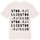 Vintage White t-shirt med Stor-Fjällen ordlek t-shirt