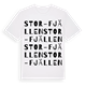 Stor-Fjällen ordlek t-shirt