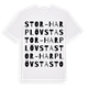 Stor-Harplövsta ordlek t-shirt