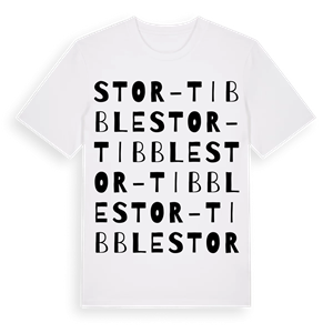 Stor-Tibble ordlek t-shirt – ekologisk bomull t-shirt från Pinshirt