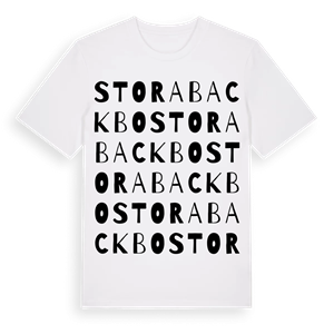 Stora Backbo ordlek t-shirt – ekologisk bomull t-shirt från Pinshirt