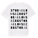 Stora Blomsberg ordlek t-shirt