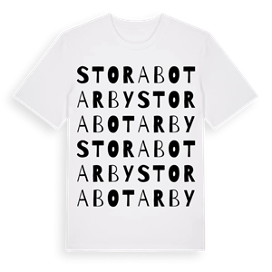 Stora Botarby ordlek t-shirt – ekologisk bomull t-shirt från Pinshirt