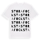 White t-shirt med Stora Focksta ordlek t-shirt