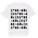 Stora Göken ordlek t-shirt
