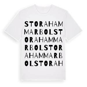 Stora Hammarbol ordlek t-shirt – ekologisk bomull t-shirt från Pinshirt