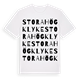 Stora Högklyke ordlek t-shirt