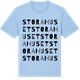 Blue Soul t-shirt med Stora Huset ordlek t-shirt